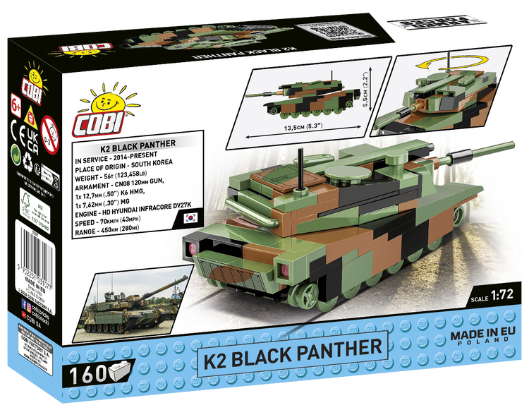 K2 Black Panther 1:72 #3107