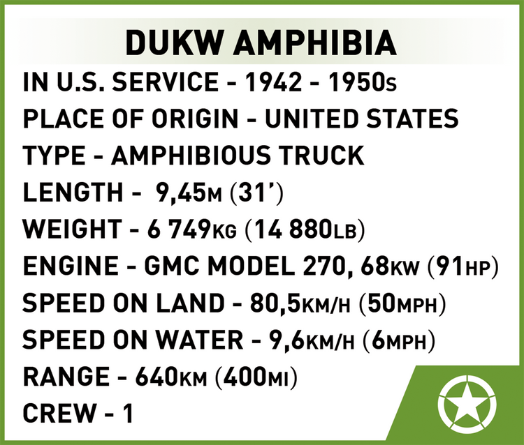 DUKW Amphibia #3110