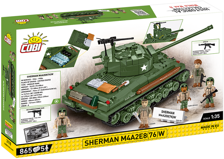 Sherman M4A2E8(76)W 1:35 #3118