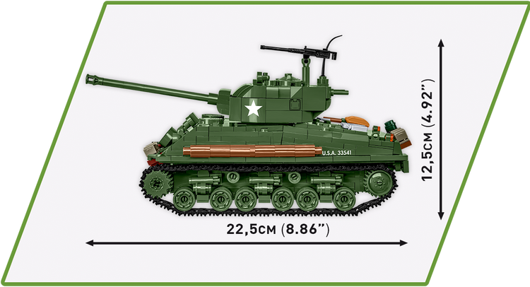 Sherman M4A2E8(76)W 1:35 #3118