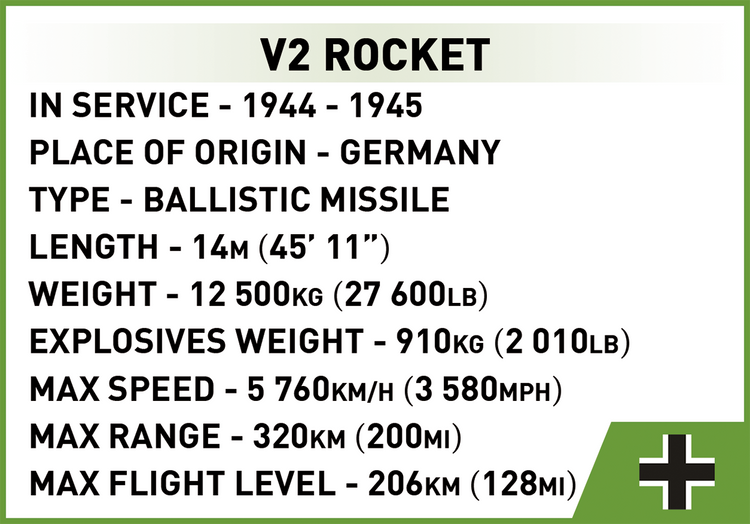 V2 Rocket (Vergeltungswaffe-2) #3121