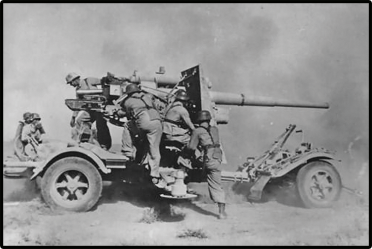 8.8 cm Flak 18 with Carriage 1:35 #3140