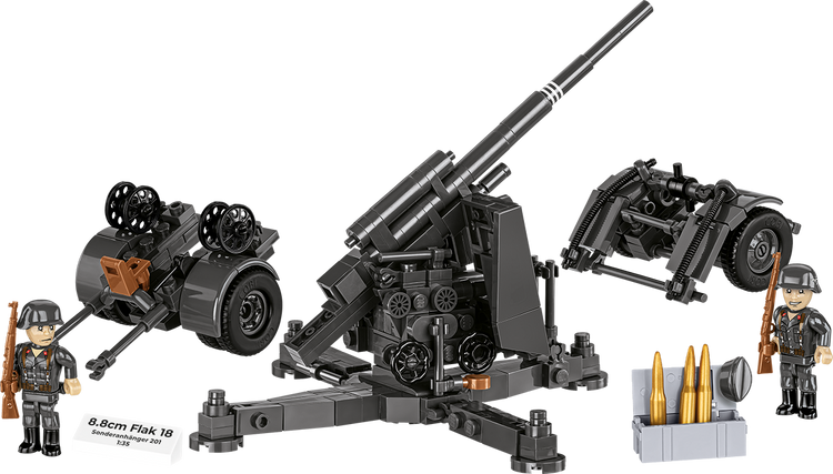 8.8 cm Flak 18 with Carriage 1:35 #3140