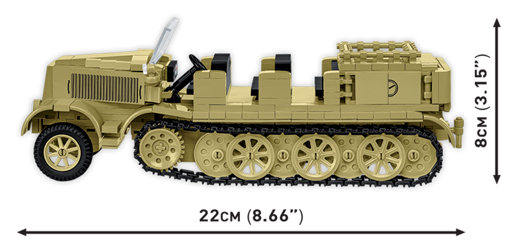 Sd.Kfz.8 Towing 8.8 cm Flak 36 1:35 #3143