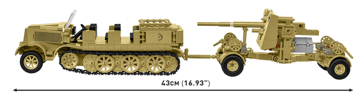 Sd.Kfz.8 Towing 8.8 cm Flak 36 1:35 #3143