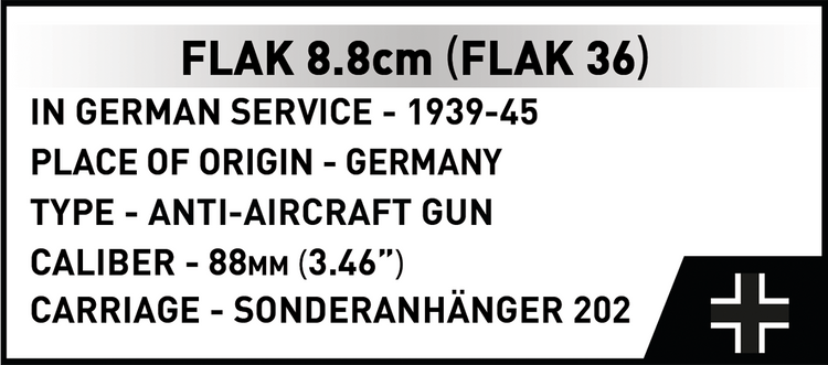 Sd.Kfz.8 Towing 8.8 cm Flak 36 1:35 #3143