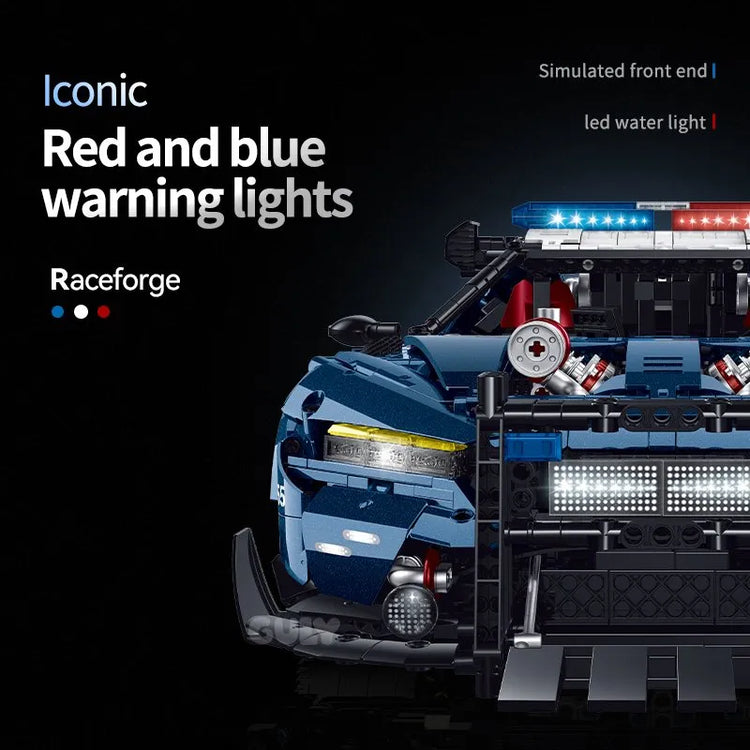 Guly Mustang Police Car 1:8 with Dynamic Effects #G10655