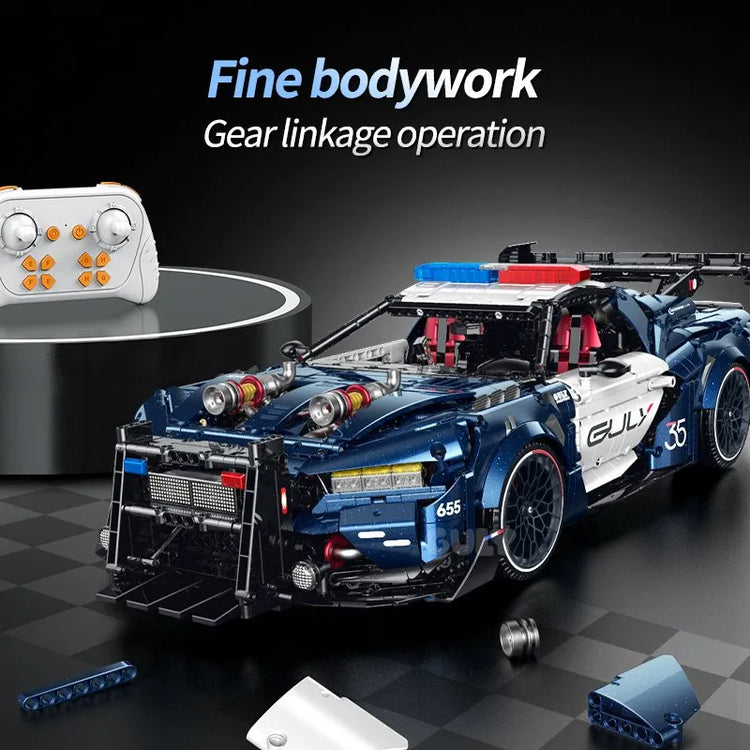 Guly Mustang Police Car 1:8 with Dynamic Effects #G10655