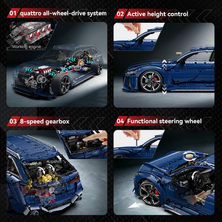 CaDA Audi RS6 Avant 1:8 C61515 arriving late October.   Purchase now to secure your set...