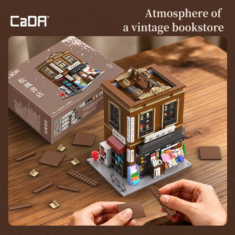 CaDA Japanese Bookstore with LED lighting C66020