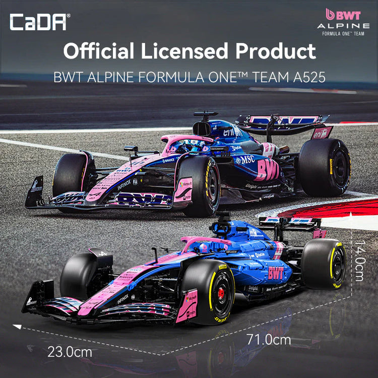 CaDA Alpine BWT A525 F1 Car 1:8 C64012