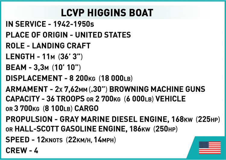 LCVP Higgins Boat #4849