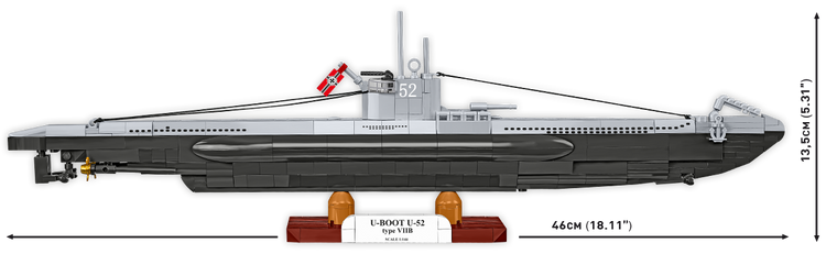 U-Boot U-52 (Type VIIB) 1:144 #4852