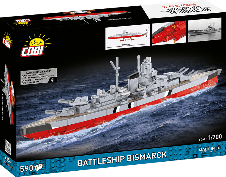 Battleship Bismarck 1:700 #4854