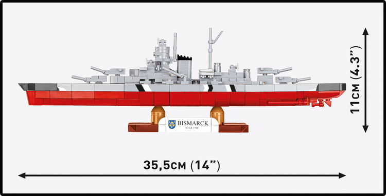 Battleship Bismarck 1:700 #4854