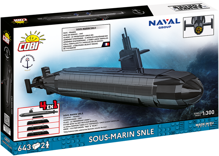 Sous-Marin SNLE 1:300 #4859