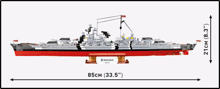 Battleship Bismarck 1:300 #4860 more arriving in June