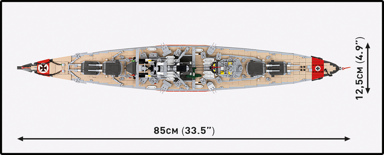 Battleship Bismarck 1:300 #4860 more arriving in June