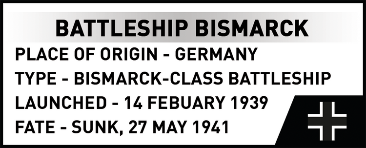 Battleship Bismarck 1:300 #4860 more arriving in June