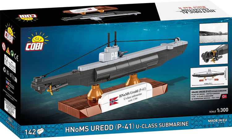 HNoMS Uredd (P-41) U-class submarine Norway 1:300 #4861
