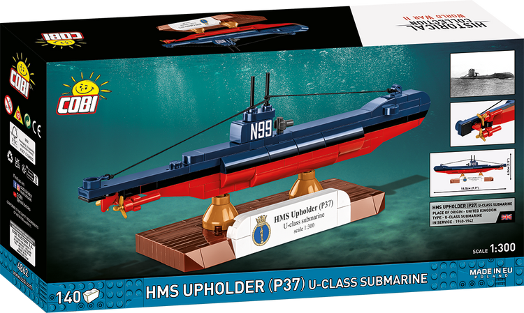 HMS Upholder (P37) U-class submarine 1:300 #4862