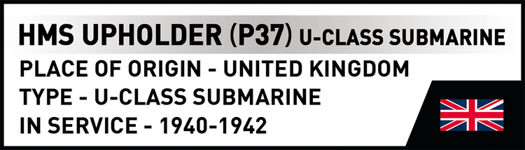 HMS Upholder (P37) U-class submarine 1:300 #4862
