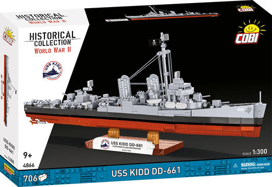 USS Kidd DD-661 1:300 #4866