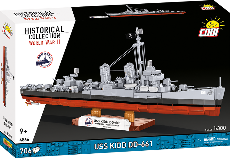 USS Kidd DD-661 1:300 #4866