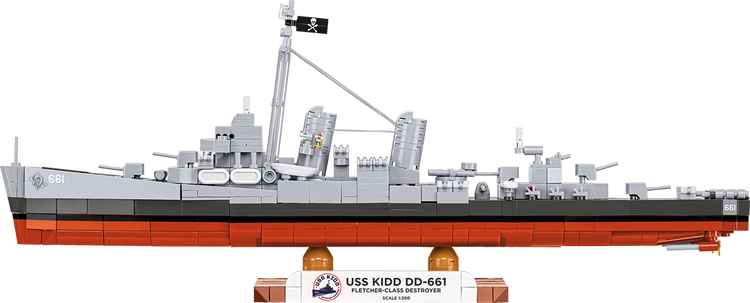 USS Kidd DD-661 1:300 #4866