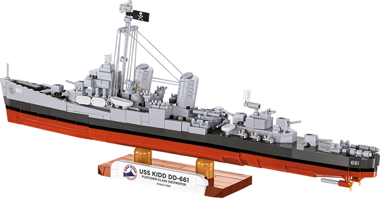 USS Kidd DD-661 1:300 #4866
