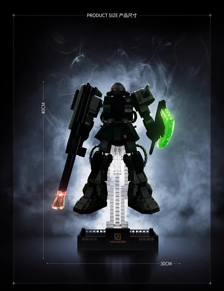 Guanji Gundam Zaku with LED lighting BB806