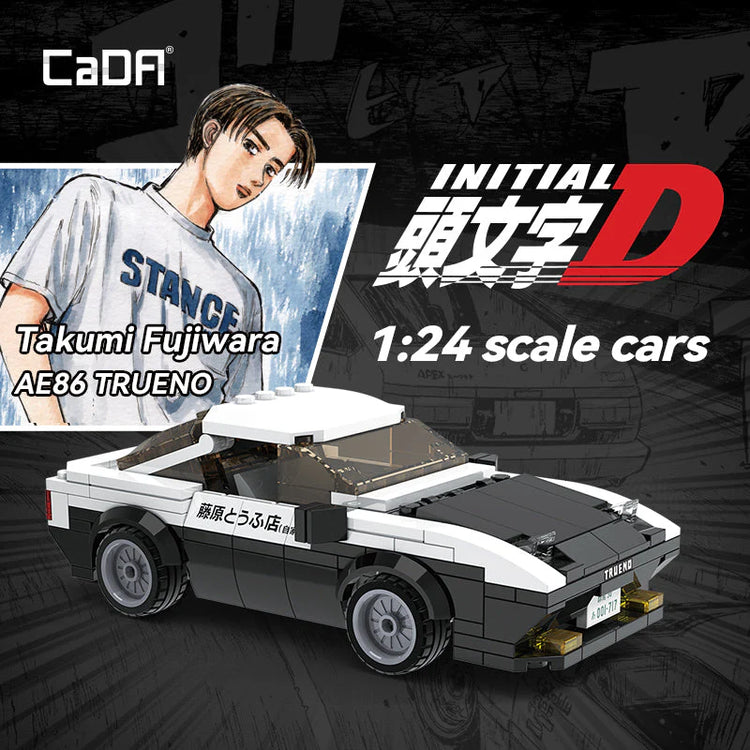 CaDA Toyota AE86 Initial D 1:24 #C55014