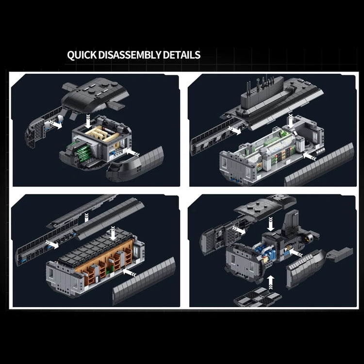 Panlos Typhoon Nuclear ICBM Submarine 1:185 #P628020