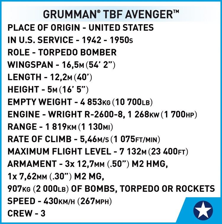 Grumman TBF Avenger 1:48 #5752