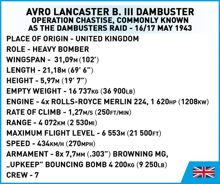 Avro Lancaster B. III Dambuster - Executive Edition 1:48 #5758