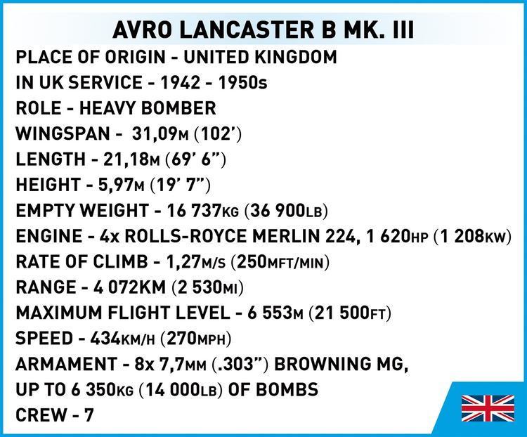 Avro Lancaster B. III 1:48 #5759