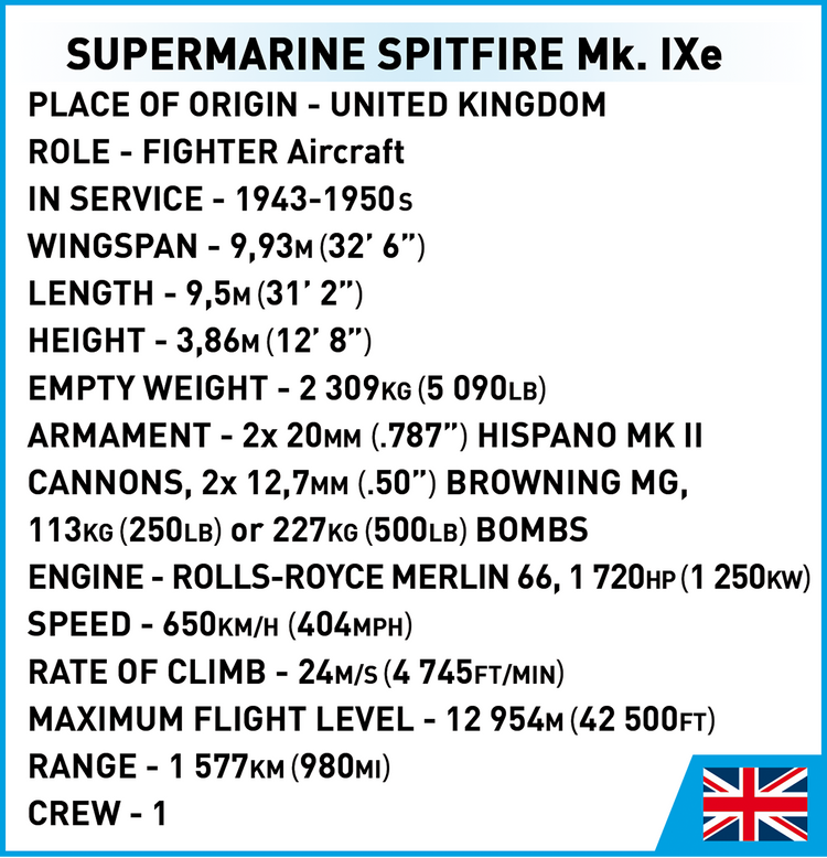 Supermarine Spitfire Mk.IXe 1:32 #5764