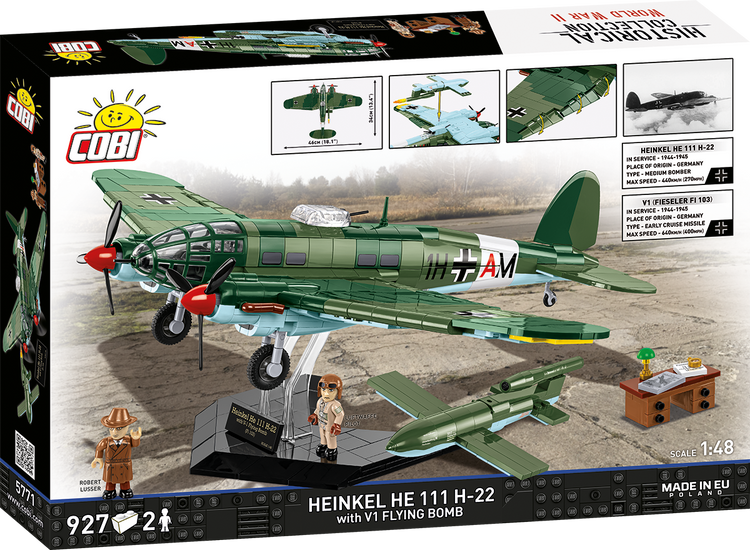 Heinkel HE 111 H-22 with V1 Flying Bomb - Executive Edition 1:48 #5771