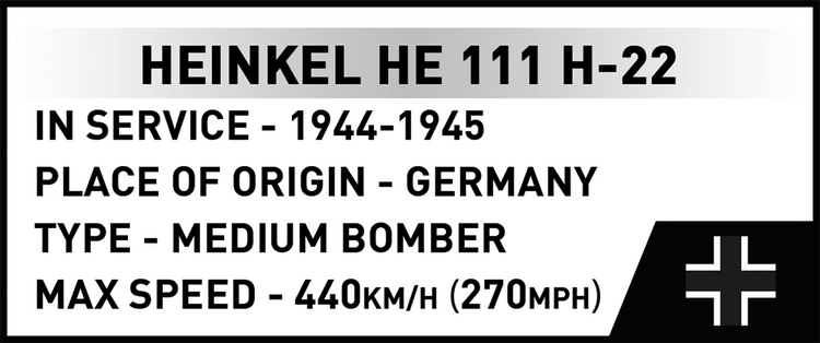 Heinkel HE 111 H-22 with V1 Flying Bomb - Executive Edition 1:48 #5771