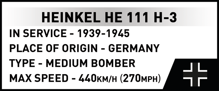 Heinkel HE 111 H-3 1:48 #5772