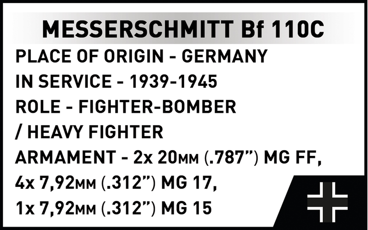 Messerschmitt Bf 110C 1:32 #5777