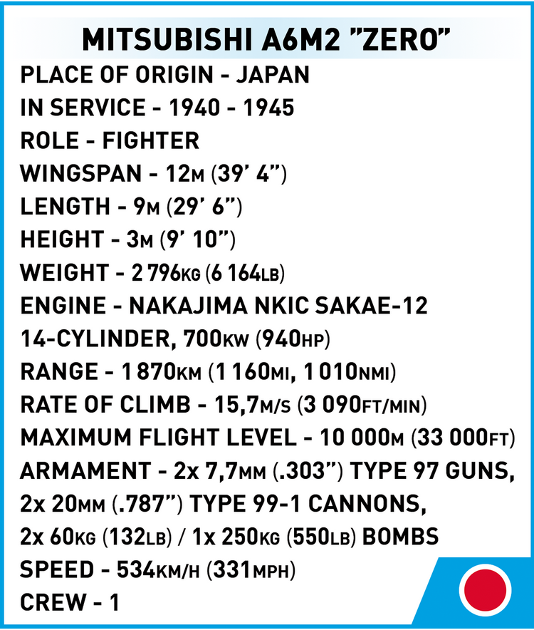 Mitsubishi A6M2 "Zero" 1:48 #5861