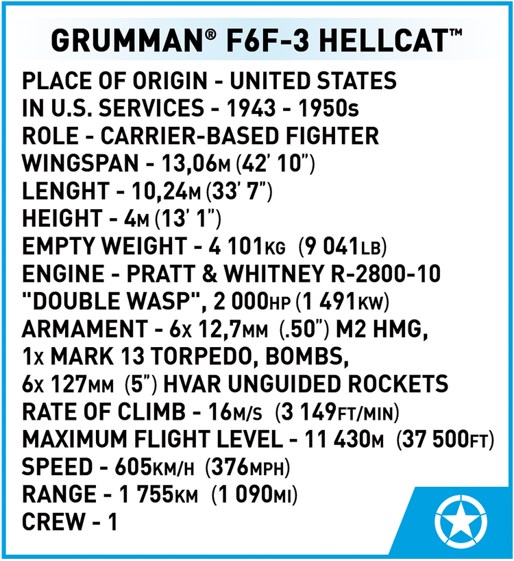 Grumman F6F Hellcat 1:48 #5883