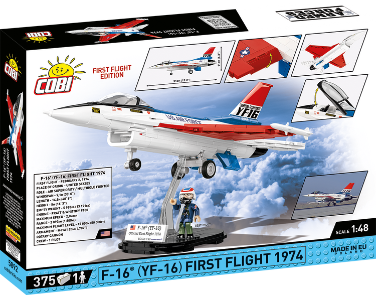 F-16 (YF-16) First Flight 1974 1:48 #5892