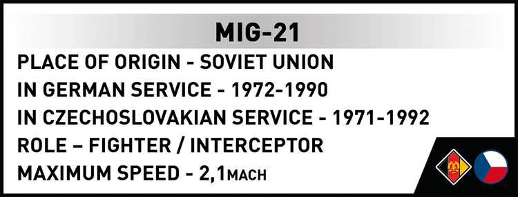 MiG-21 Czechoslovakian and East German 1:48 #5919