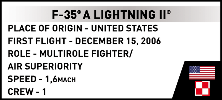 F-35A Lightning II "Husarz" 1:300 #5926