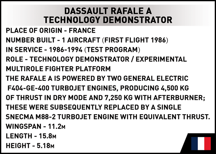 Rafale A Technology Demonstrator 1:48 #5931