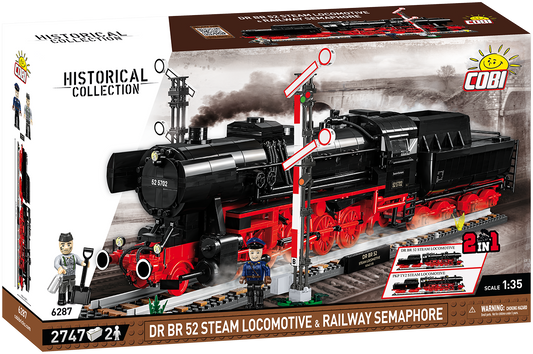 DR BR 52 Steam Locomotive & Railway Semaphore #6287