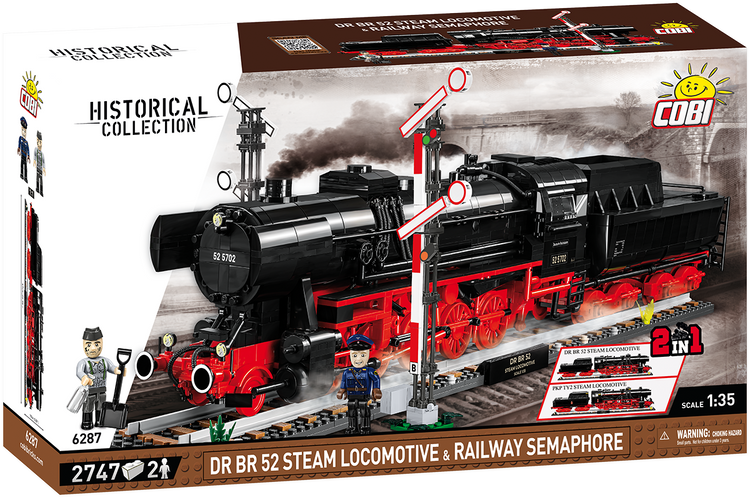 DR BR 52 Steam Locomotive & Railway Semaphore #6287