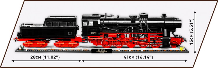 DR BR 52 Steam Locomotive & Railway Semaphore #6287